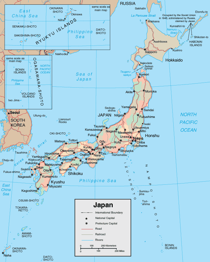 Map Of Japan