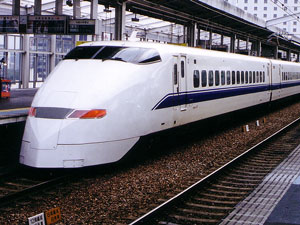 shinkansen bullet train - tokyo, japan